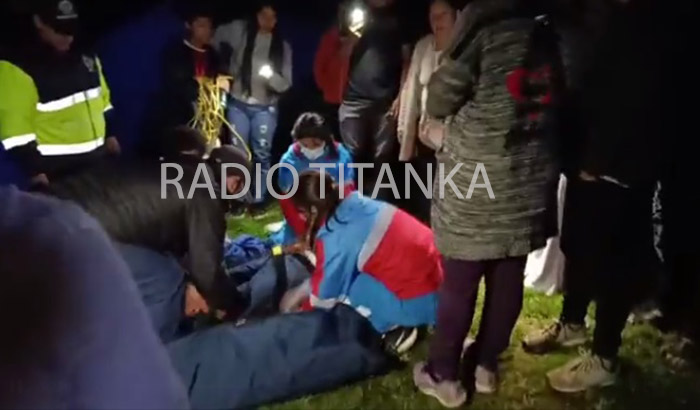 Al menos siete personas atropelladas por chofer ebrio en yunza, en Sahuanay 